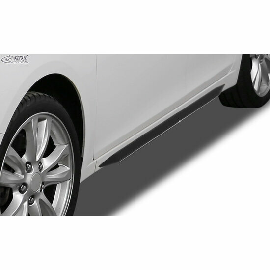 Sideskirts &#039;Slim&#039; passend voor Audi A5 Coupe/Cabrio/Sportback 2008-2017 (ABS zwart glanzend)