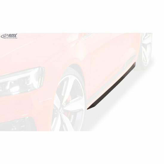 Sideskirts &#039;Slim&#039; passend voor Audi RS5 (F5) 2016- (ABS zwart glanzend)