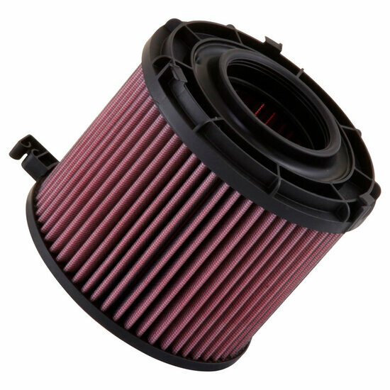 K&amp;N vervangingsfilter passend voor Audi A4 (8W/B9) / A5 (F5) / Q5 (FY) 2.0 (Diesel incl. Quattro) 2016- (E-0648)