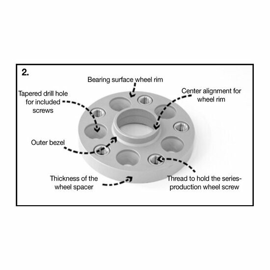 H&amp;R DRA-Systeem Spoorverbrederset 44mm per as - Steekmaat 5x112 - Naaf 66,5mm - Boutmaat M14x1,5 - passend voor Audi/Porsche/Volkswagen