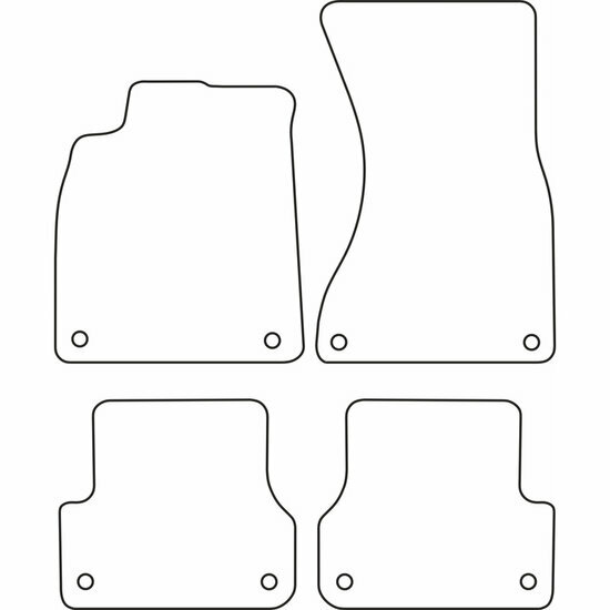 Automatten passend voor Audi A7 2010-2018