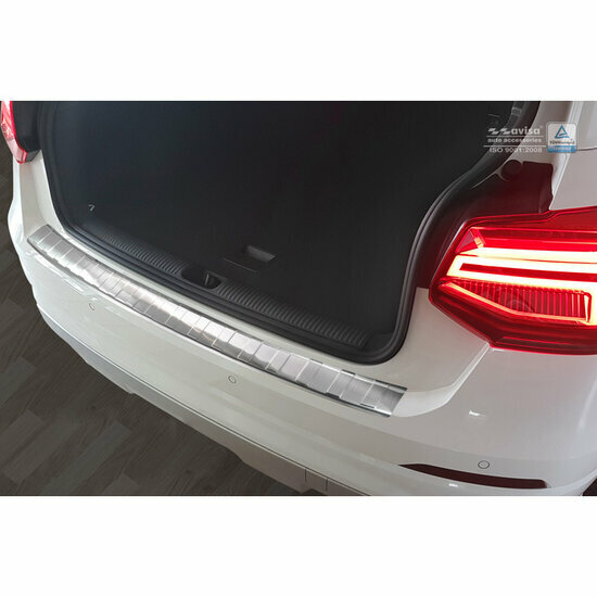 RVS Achterbumperprotector passend voor Audi Q2 2016-2020 &#039;Ribs&#039;