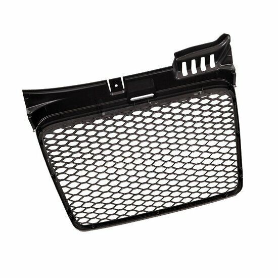 Glanzend zwarte grill honingraad passend voor Audi A4 B7 model 2004 - 2007