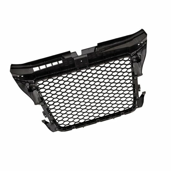 Glanzend zwarte grill honingraad passend voor Audi A3 model 2008 - 2012