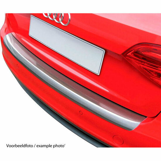 ABS Achterbumper beschermlijst passend voor Audi A4 Sedan 10.2018-09.2019 &#039;Brushed Alu&#039; Look