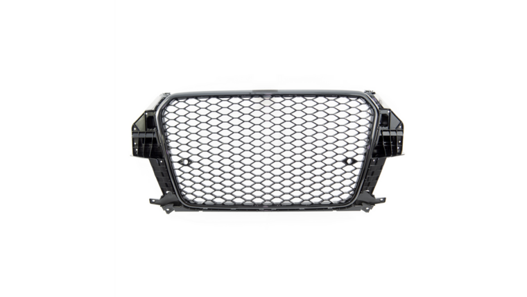 Glanzend zwarte grill honingraad passend voor Audi Q3 8U model 2012 - 2015 