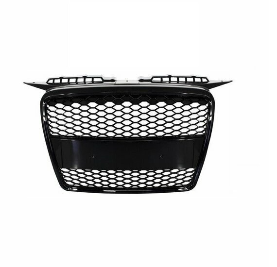 Glanzend zwarte grill honingraad passend voor Audi A3 8P model 2005 - 2008