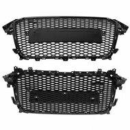 Glanzend zwarte grill passend voor Audi A4 B8 fase 2 model 2011-2015