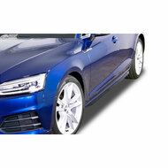 Sideskirts &#039;Slim&#039; passend voor Audi A5 (F5) Coupe/Cabrio/Sportback 2016- (ABS zwart glanzend)