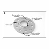 H&amp;R DR-Systeem Spoorverbrederset 6mm per as - Steekmaat 5x112 - Naaf 66,5mm - Boutmaat M14x1,5 - passend voor Audi/Chrysler/Mercedes - Zwart