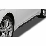 Sideskirts &#039;Slim&#039; passend voor Audi A8 D2 1994-2003 (ABS zwart glanzend)