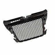 Glanzend zwarte grill honingraad passend voor Audi A3 model 2008 - 2012