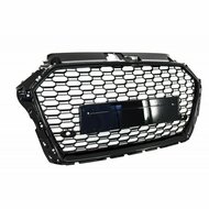 Glanzend zwarte grill honingraad passend voor Audi A3 8V model 2016 - 2020