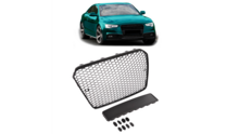 Glanzend zwarte grill honingraad passend voor Audi A5 8T model 2011 - 2016 