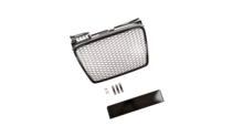 Glanzend zwarte grill honingraad passend voor Audi A4 B7 model 2004 - 2008